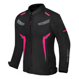 Jaqueta X11 One Sport Preto Rosa Feminina