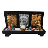 Jardim Japonês Zen Altar Mini Kit Com 7 Chakras Kit Completo