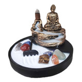 Jardim Zen Incensario Buda Cascata Pedra