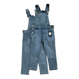 Jardineira Jeans Comprida Infantil Menino 1