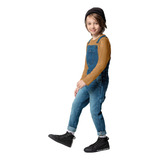 Jardineira Jeans Malwee Carinhoso Premium Macacão Calça 1/ 8