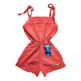 Jardineira Jogger Macacão Jeans Calça Infantil Tam 1 2 3 Ano