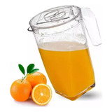 Jarra Acrílico Suco Água C/ Tampa Cristal Transparente 2l