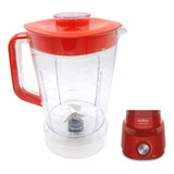 Jarra Copo De Liquidificador Britania Diamante 1200 Vermelho
