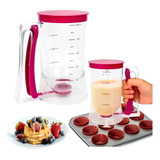 Jarra De 900ml Dispenser Medidor De Massas Donuts Panquecas