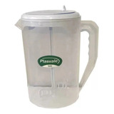 Jarra De Suco Agua 2l Com Mexedor Mix Tampa Branca Plasvale