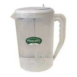 Jarra De Suco Agua Com Mexedor Mix 2l Tampa Branca Plasvale