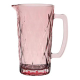 Jarra De Vidro Agua Suco Vinho Diamante 1 Litro Class Home Cor Lilás