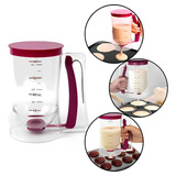 Jarra Dispenser Medidor De Massas 900ml Panquecas Donuts