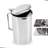Jarra Inox 2l Com Aparador De Gelo Espuma Festas Buffet