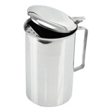 Jarra Inox 2l Com Tampa E Aparador De Gelo P/ Suco Agua Prom