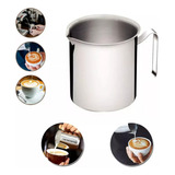 Jarra Inox Cremeira Café 750 Ml Leiteira Barista Americana