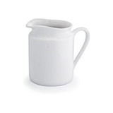 Jarra Leiteira Grande De Porcelana Branca