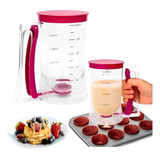 Jarra Medidor Massas Copo Dosador Panquecas Cupcakes 900ml