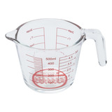 Jarra Medidora De Vidro 500ml Transparente Biona