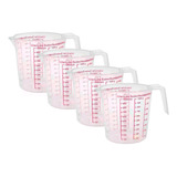 Jarra Medidora Graduada De 1 Litro Leite Suco Receitas Bolo