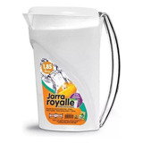 Jarra Para Agua Suco 1,85l Reforçada C/tampa E Alça Royalle Cor Tampa Branca