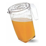 Jarra Suco Acrílica Cor Cristal 1,2 L Erca Plast 