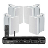 Jbl 04 Caixa De Som + Amplificador Slim Bluetooth Branca
