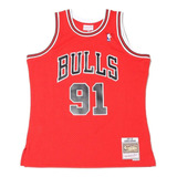 Jersey De Basquete Chicago Bulls Dennis Rodman Mitchell