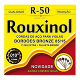 Jg Corda Violão Aço Bronze 0.10 Rouxinol R50 Bolinha 1 Extra