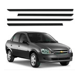 Jg Friso Lateral Corsa Classic 14/15 4p 4pçs Preto #5136a