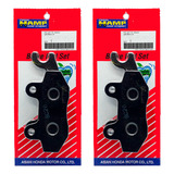 Jg Pastilha Freio Kawasaki Ninja 400 Nissin (diant/tras)