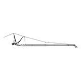 Jib Liebherr Ltm 1500 8.1 Preto - Escala 1:50 - Wsi Models
