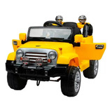 Jipe De Trilha Elétrico Infantil Amarelo 12v - Belfix