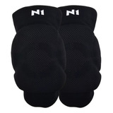 Joelheira Vôlei Profissional Knit 3d Spry N1 Sport Cor Preto Tamanho Gg
