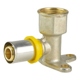 Joelho 90 De Transicao Femea Fixo Para Gas 16mm X 1/2 Amanco