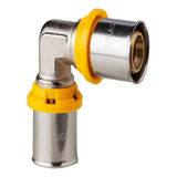 Joelho Cotovelo 90 Para Gas Prensar 16mmx16mm Sigas Flex