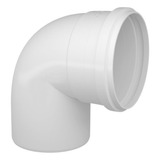 Joelho Cotovelo Esgoto 90° Branco 100mm 4 Polegadas Fortlev