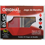 Jogo 02 Baralhos Poker Truco Profissional 100% Plástico