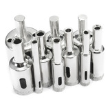 Jogo 10 Brocas Diamantadas Serra Copo Vidro Granito Ceramica
