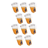 Jogo 10 Jarra Multiuso Cristal Acrílico C/ Tampa 1,2lts 