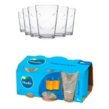 Jogo 24 Copo Vidro Maracatu 265ml Água Suco Refri Nadir