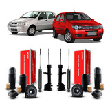 Jogo 4 Amortecedor Kayaba Kit Coxim Fiat Palio 2001 A 2010
