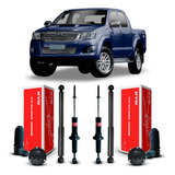 Jogo 4 Amortecedor Kayaba Kit Coxim Toyota Hilux 2011 A 2015