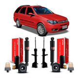 Jogo 4 Amortecedor Kit Coxim Fiat Palio Weekend 2002 A 2010