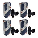 Jogo 4 Bico Injetor Polo 1.6 Flex 2009 2010 Original Bosch