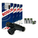 Jogo 4 Bicos Bosch 65lbs 0280156453 + Jogo Prolongador 29mm