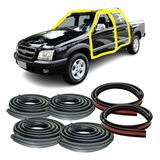 Jogo 4 Borrachas Portas Pingadeiras Teto S10 Cab Dupla 2009