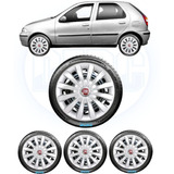 Jogo 4 Calota Passat Prata Aro 13 Fiat Palio 96 97 98 99