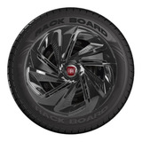 Jogo 4 Calotas Esportivas Aro 13 Nitro Black Carros Fiat