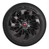 Jogo 4 Calotas Esportivas Aro 15 Velox Black Fiat Ellite