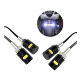Jogo 4 Parafusos Luz Em Led Universal Para Placa Moto Carro