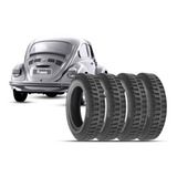 Jogo 4 Pneus Diant. Tras. Fusca Baja Gaiola Cross Militar