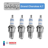 Jogo 4 Vela Bosch Jeep Grand Cherokee 4.7 16v 2004-2010
