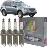 Jogo 4 Velas De Ignição Subaru Forester 2.5 16v Turbo 